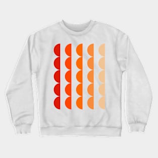 Scallops! Warm Colors! Crewneck Sweatshirt